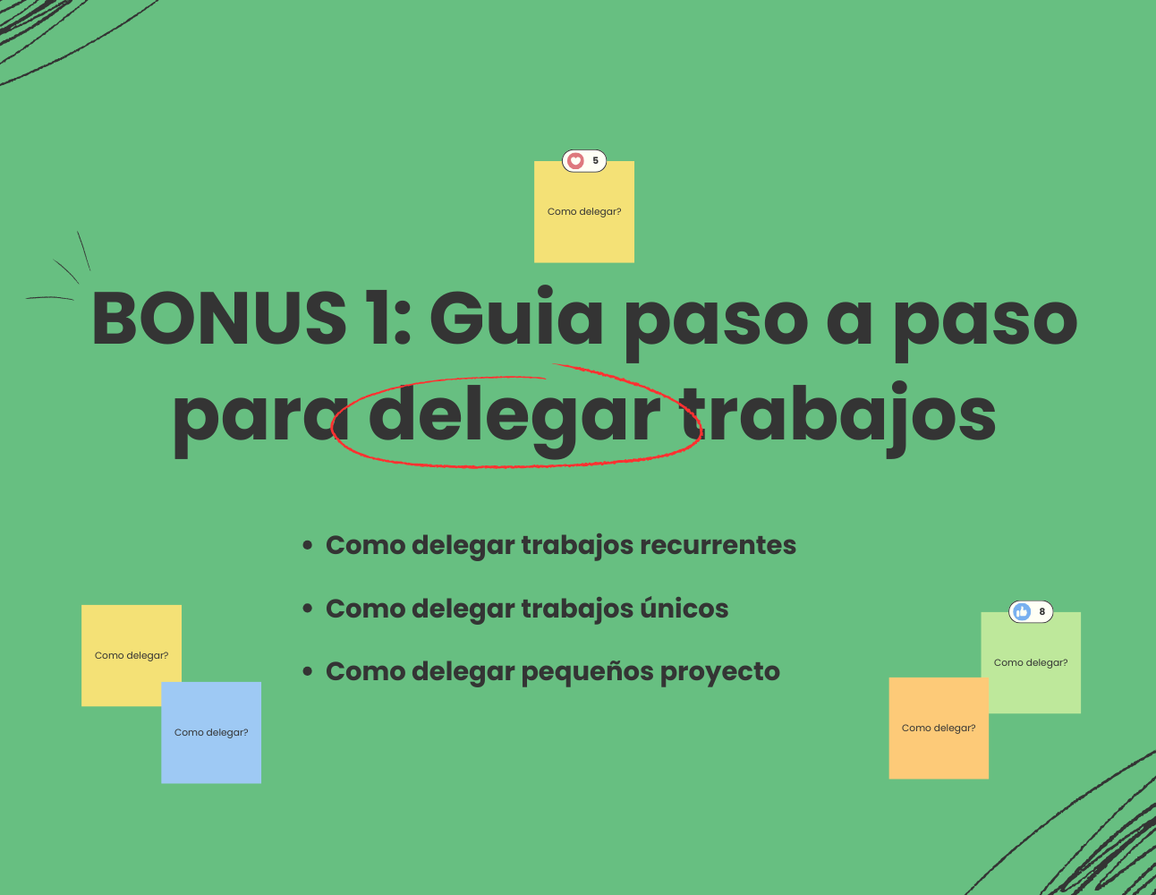Guia paso a paso para delegar trabajos Guia paso a paso para delegar trabajos