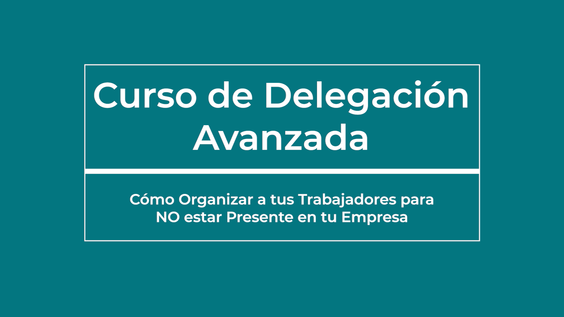 PORTADA CURSO DE DELEGACIÓN AVANZADA